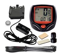 Tachimetro GPS per bicicletta, contachilometri impermeabile con cavo e display LCD, ciclocomputer multifunzionale, portatile, trasparente, per tutte le biciclette e scooter