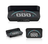 Tachimetro GPS per Honda N-One I, N-One II, N-WGN II, HUD Universale con Allarme velocità, Bussola, Luminosità Auto, Schermo LED, Plug & Play USB