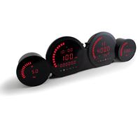 Tachimetro Koso HD-06 Kit strumenti Set LED rosso nero