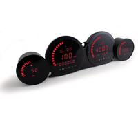 Tachimetro Koso HD-06 Kit strumenti Set LED rosso nero