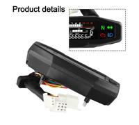 Tachimetro LCD per Moto Carburatore DC 12V con Contachilometri e Tachimetro