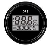 Tachimetro per auto Tachimetro digitale for auto Contachilometri GPS 52mm Tachimetro GPS Contachilometri for auto Indicatore di velocità GPS LCD Barca for auto Indicatore digitale impermeabile Conferm