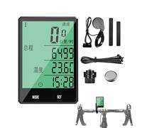 Tachimetro per bicicletta, tachimetro digitale retroilluminato | Display LCD da 2,8 pollici retroilluminato impermeabile computer per bici, per guida notturna al manubrio ciclisti principianti