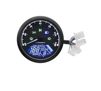 Tachimetro per motocicletta da 12 V, tachimetro | Contachilometri digitale per motocicletta da 12 V, tachimetro, contagiri con sensore per parti modificate del motore,