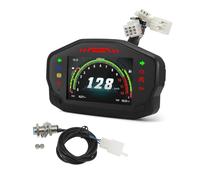 Tachimetro per tachimetro per moto con temperatura | Pannello strumenti digitale per tachimetro per moto con temperatura dell'acqua, livello dell'olio, chilometraggio, cruscotto