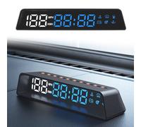 Tachimetro per veicolo con display Head Up alimentato da cavo OBD, progettato per una facile integrazione del cruscotto con regolazione della luminosità fotosensibile (versione russa)