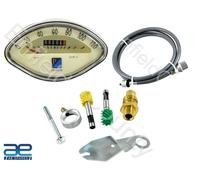 Tachimetro + Ricambio Parti 120 Km/H Vespa 150 VBB1T VBB2T Vbb Gl Gtgs Sprint