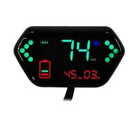 Tachimetro rpm moto Computer da ciclismo elettrico con display per bicicletta nera con misuratore di velocità e indicatore dello stato della batteria