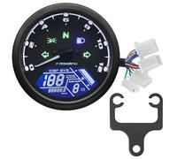 Tachimetro rpm moto Contachilometri universale per moto 12000RMP Contagiri 1-4 cilindri Indicatore per moto Moto Digital Dash