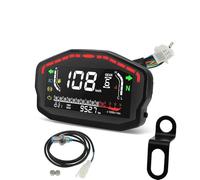 Tachimetro rpm moto Contagiri universale per moto fuoribordo, pannello digitale, indicatore dell'olio con sensore del carburante, moto per 1,2,4 cilindri