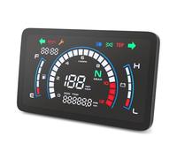 Tachimetro rpm moto Tachimetro digitale universale per motocicletta, indicatore di livello carburante, display di indicazione della marcia per EX5