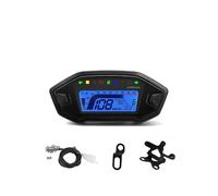Tachimetro universale motocicletta 12 V, display digitale, contagiri, contachilometri, livello dell'olio, temperatura dell'acqua per 2,4 cilindri