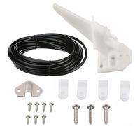 Tachimetro universale per barca marina, montaggio tubo pilota automatico kick-up fino a 80 mph, con kit tubo in PVC da 600 cm