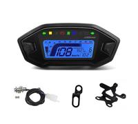 Tachimetro universale per motocicletta, 7 colori, strumento digitale, contagiri da 13000 giri/min, indicatore di direzione