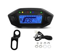 Tachimetro universale per motocicletta, 7 colori, strumento digitale, contagiri da 13000 giri/min, indicatore di direzione