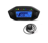 Tachimetro universale per motocicletta, 7 colori, strumento digitale L C D, 13000 giri/min, indicatore di direzione