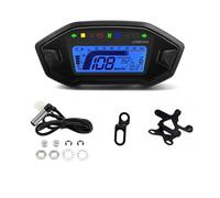 Tachimetro universale per motocicletta, 7 colori, strumento digitale L C D, 13000 giri/min, indicatore di direzione