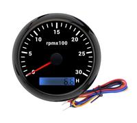 Tachometer Hourmeter 0-3000 RPM Alternator Diesel Engine 85MM +12V/24V