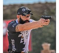 TACHYON GunCam Mini Built-in 64GB e WiFi. 2K o 4K, Auto-Stop. Hat Cam, Helmet Cam, Action Cam, Cap Mounted Videocamera per USPSA, IPSC, IDPA, Tiro pratico
