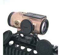 Tacitical Gen II 5X Prism Scope, AR-BDC4 Reticolle, Caccia Reflex Cannocchiale Rifle, HD Lens Elements Night Vision, Fit 20mm Rail, Oro