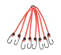 Tack Strap, Non-Slip Elastic Motorcycle Ropes, Adjustable 8-Way Securing Cord, Heavy-Duty Tie Down Strap, Ideal for Outdoor Adventures, Cycling, Hiking, Bikes and Climbing, Black