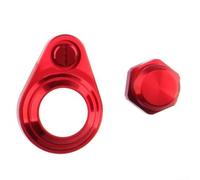 Tackle Box Essentials - Mulinello da pesca, con dadi e piastre (mano destra rossa)