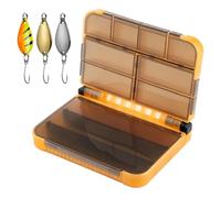Tackle Box Organizer - Double Layer Portable Fishing Lure Storage Case