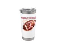Tackle Cancer Pink Up da donna con nastro rosa per al seno Bicchiere termico in acciaio inox doppia parete