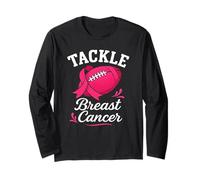 Tackle - Nastro Rosa per Il Cancro al Seno Maglia a Manica