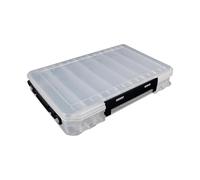 Tackle Organizers Tackle Tool Box Double Side Carry Case Large Clear Fishing Lures Storage Box Double Side Lures Case