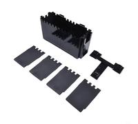 Tackle Terminal Box Organizer verticale per scatole Meiho - Contenitore impermeabile per esche con blocchi rimovibili per attrezzi da pesca d'acqua dolce, taglia L (L)