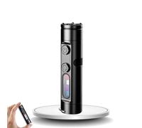 Taclites Mini - The Ultimate Everyday Micro Tool, Taclites Mini Rechargeable LED Magnetic Super Bright Tactical Flashlight with Hat Clip, Waterproof, 3 Brightne, Gift for Men (Black)