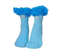 tacniseyw Calzini soffici da donna, carini e divertenti, calzini caldi e morbidi, calzini in pile termici per donne e ragazze, calzini da pantofola in pile, regali di Natale, Taglia UK 4-7, Blu