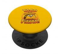 Taco Fiesta divertente umorismo alimentare quirky party art PopSockets PopGrip Adesivo