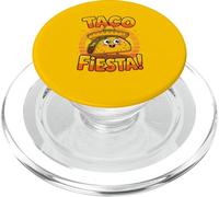 Taco Fiesta divertente umorismo alimentare quirky party art PopSockets PopGrip per MagSafe
