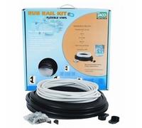 TACO Flessibile Vinile Rub Ferroviario 1-7/8 " x1-1/16 X70 ' W Nero Inserire