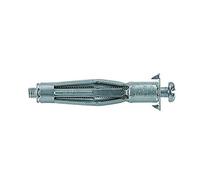 Fischer HM 6X52 S Tassello Metallico con Vite per Lastre, Pannelli, Cartongesso, 50 Pezzi
