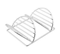 Taco Holder Stand - Durrable 304 Stainless Steels Trays, Ensurre Smmooth Tortilla Serving Racks, 2 Layers Household Burritos Displays - For Parties Gatherings Food Trucks, Plates & Serving Dishes