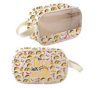 Taco Makeup Bag Tacos Regali No Taco Left Behind Messicano Cibo Regalo Messico Viaggio Regali Messicano Regali Trucco Zipper Pouch Bag