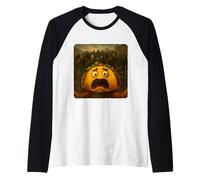 Taco Selfie Zombies Apocalisse Umorismo Divertente Halloween Maglia con Maniche Raglan