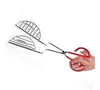 Taco Shell Tong, Long Handle Stainless Steel Tool | Materiale per uso alimentare, Facile da pulire, Ideale per friggere tortillas, Impugnatura resistente al calore, Ottimo