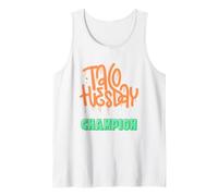Taco Tuesday Champion Graffiti Style Foodie Bold Taco Lovers Canotta