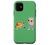 Taco Vs Burrito Boxing Fighters carne di manzo messicana tortilla Custodia per iPhone 11