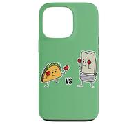 Taco Vs Burrito Boxing Fighters carne di manzo messicana tortilla Custodia per iPhone 13 Pro