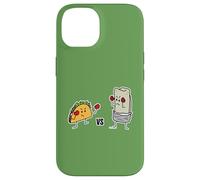 Taco Vs Burrito Boxing Fighters carne di manzo messicana tortilla Custodia per iPhone 14