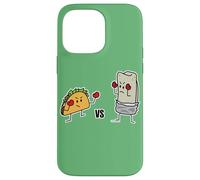 Taco Vs Burrito Boxing Fighters carne di manzo messicana tortilla Custodia per iPhone 14 Pro Max