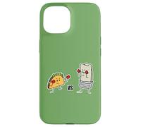 Taco Vs Burrito Boxing Fighters carne di manzo messicana tortilla Custodia per iPhone 15