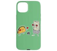 Taco Vs Burrito Boxing Fighters carne di manzo messicana tortilla Custodia per iPhone 15 Plus