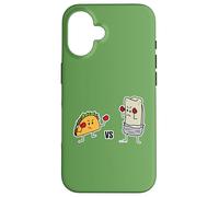 Taco Vs Burrito Boxing Fighters carne di manzo messicana tortilla Custodia per iPhone 16