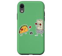 Taco Vs Burrito Boxing Fighters carne di manzo messicana tortilla Custodia per iPhone XR